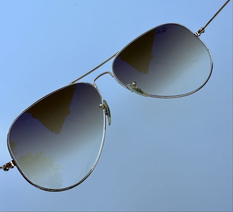 Ray-Ban RB3025 Aviator,Large/Made in Italy, кафяв градиент