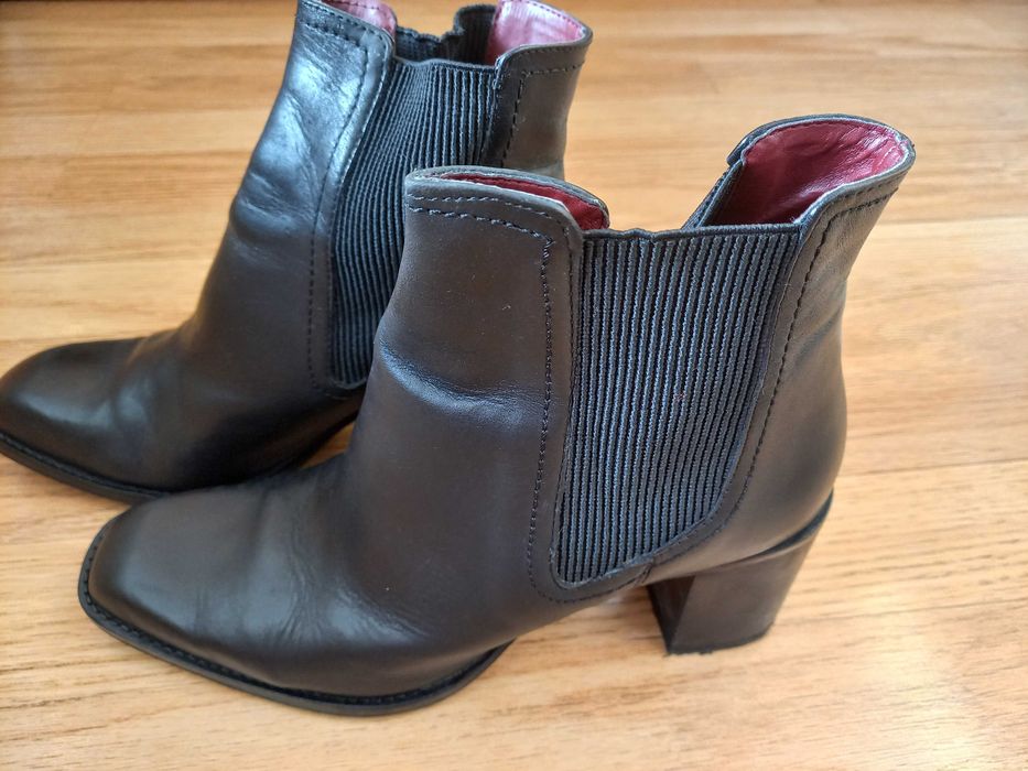 боти ZARA естествена кожа