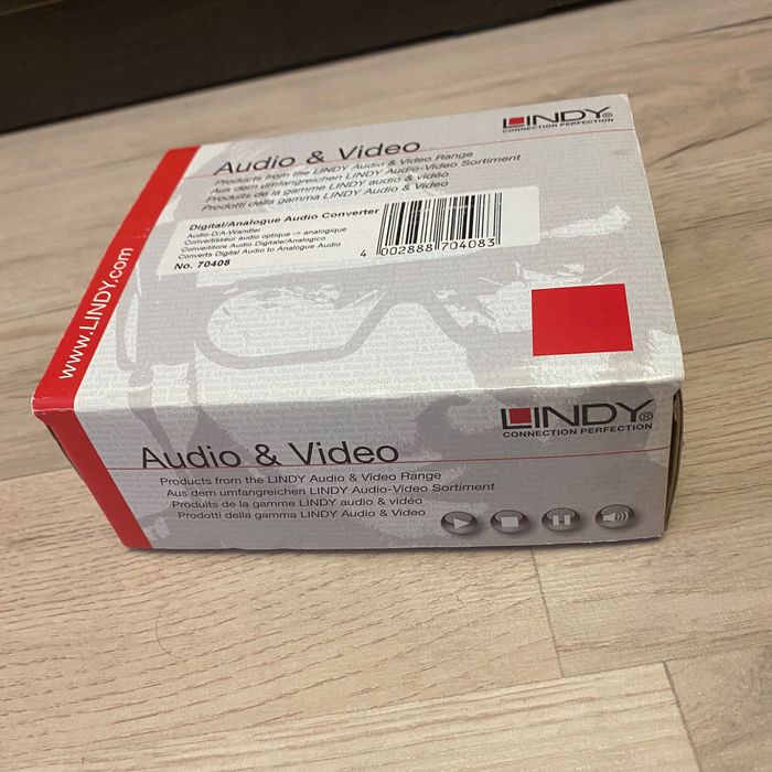 Конвертер Lindy Coax/Optical to RCA