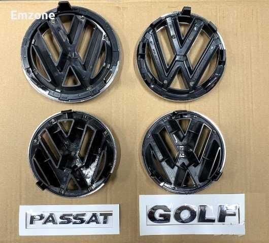 Емблема Надпис предна VW Golf 5 6 Passat 6 Touran Tiguan Caddy Polo гр ...