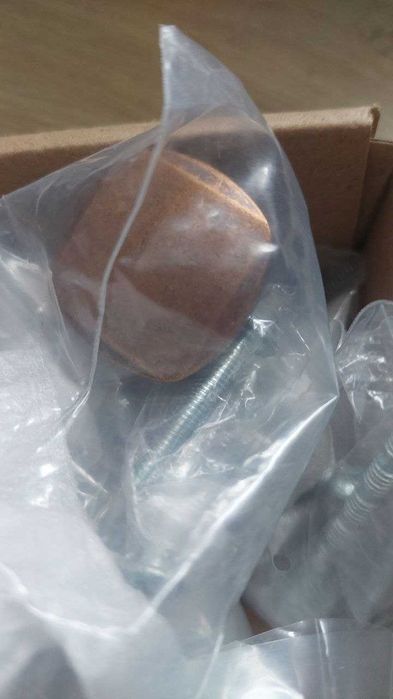 Amerdeco 6 бр. Антични месингови дръжки от цинкова сплав за кухненски