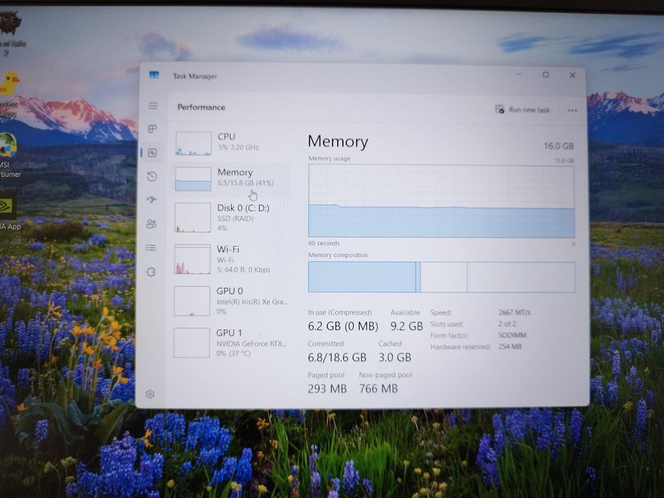 Laptop Gaming Hp i5-11300H, RTX 3050Ti, 16 GB RAM, SSD 512 GB