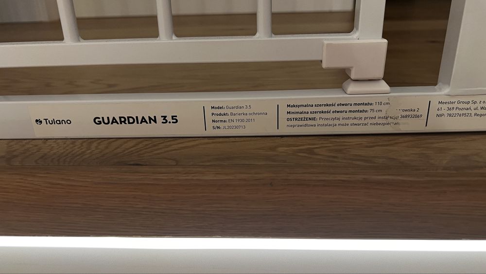 Poarta siguranta Tulano Guardian 3.5