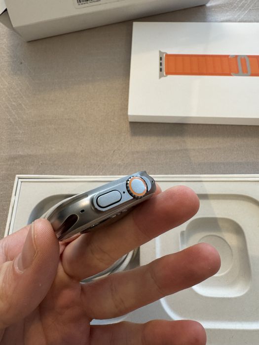 Vand Apple Watch Ultra Titanium Orange Alpine Loop