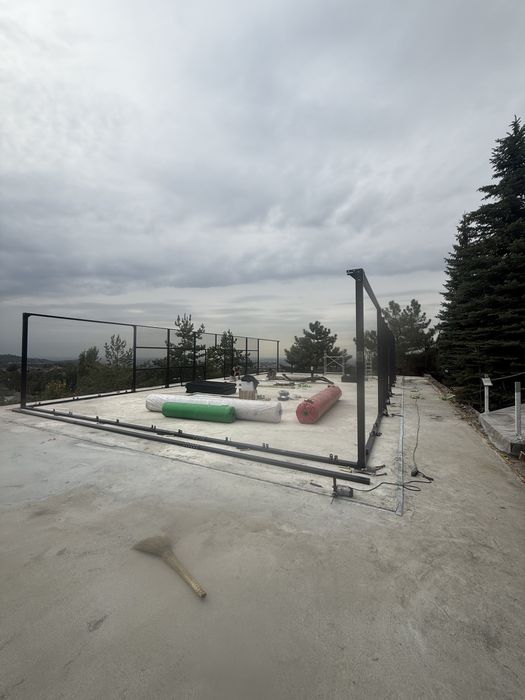 Монтаж падел корта, ( padel )