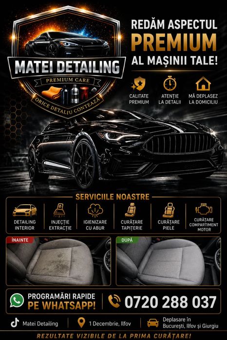 Detailing Auto la domiciliu