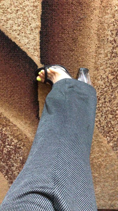 Ботильоны прозрачные