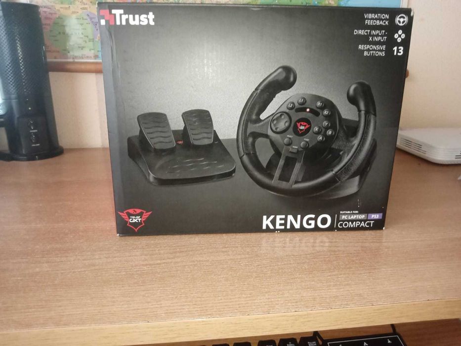volan cu pedale trust kengo gxt 570