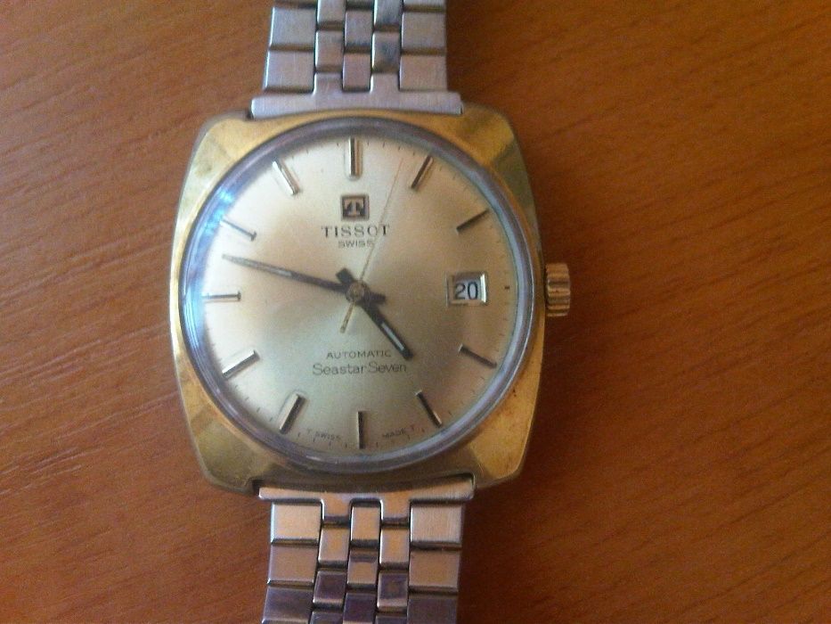 tissot automatic seastar seven gold placat cu aur