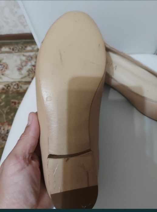 Балетки кожаные Италия