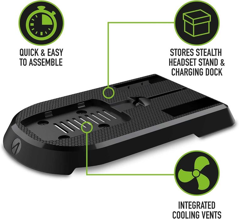 Зарядна станция Stealth SX-C60  със стойка за слушалки за XBOX ONE