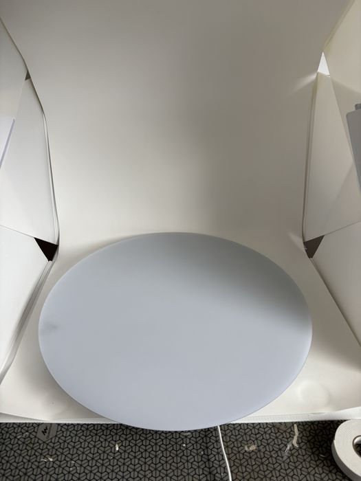 Foldio 360 cub foto cu masa rotativa