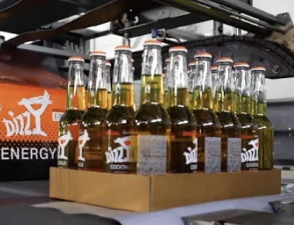 Бутылка дизи стекло сатам