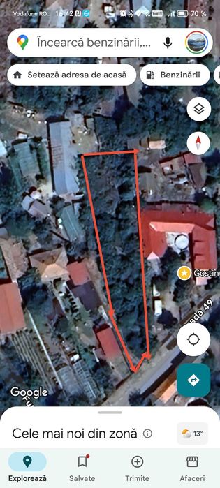 Teren intravilan de vânzare în comuna Gostinu, Giurgiu