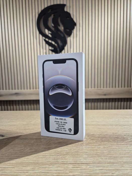 iPhone 16e 128gb Black Neverlocked/Fact+Garantie