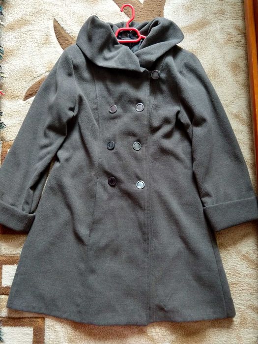 palton de dama gri