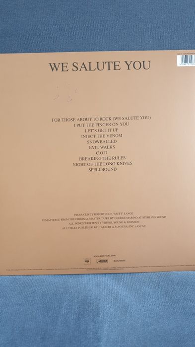 Виниловая пластинка АС/DC FOR THOSE ABOUT TO ROCK