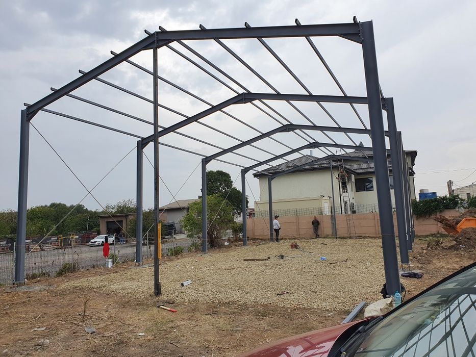 Vand hala metalica structura metalica 10x20x4