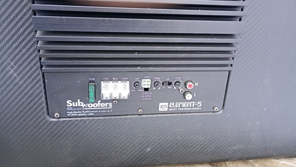 Сабвуфер автомобильный Element-5