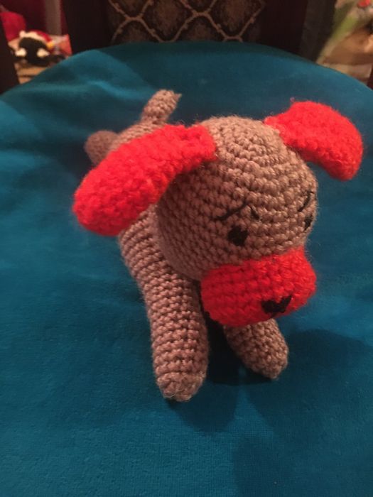 Вязаные игрушки разные