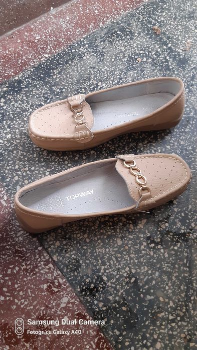 Mocasini bej dama