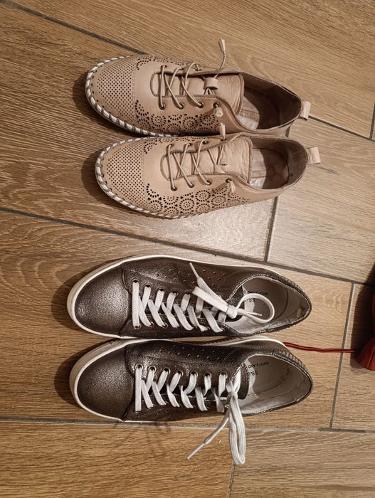 Pantofi/sneakersi piele naturala 39 ca noi plus cadou