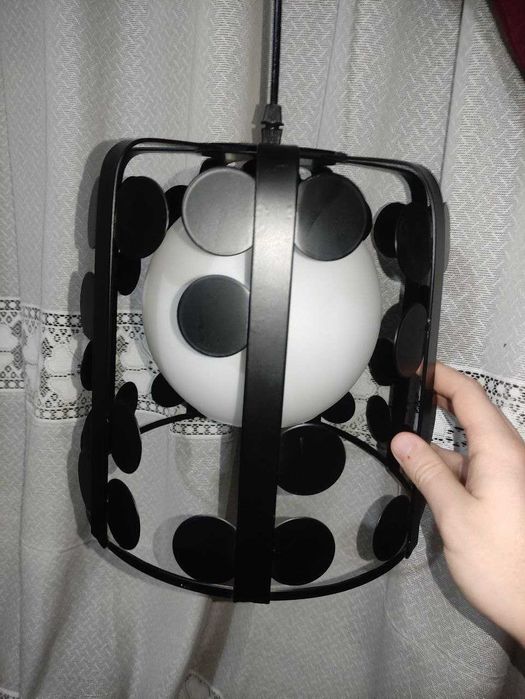 Люстра подвесная потолочная Светильник чёрный матовый