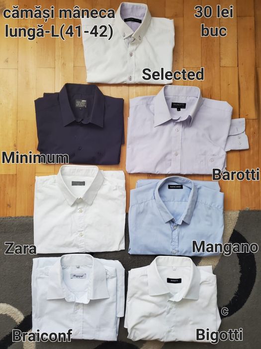 Cămăși bărbat S/M/L/XL