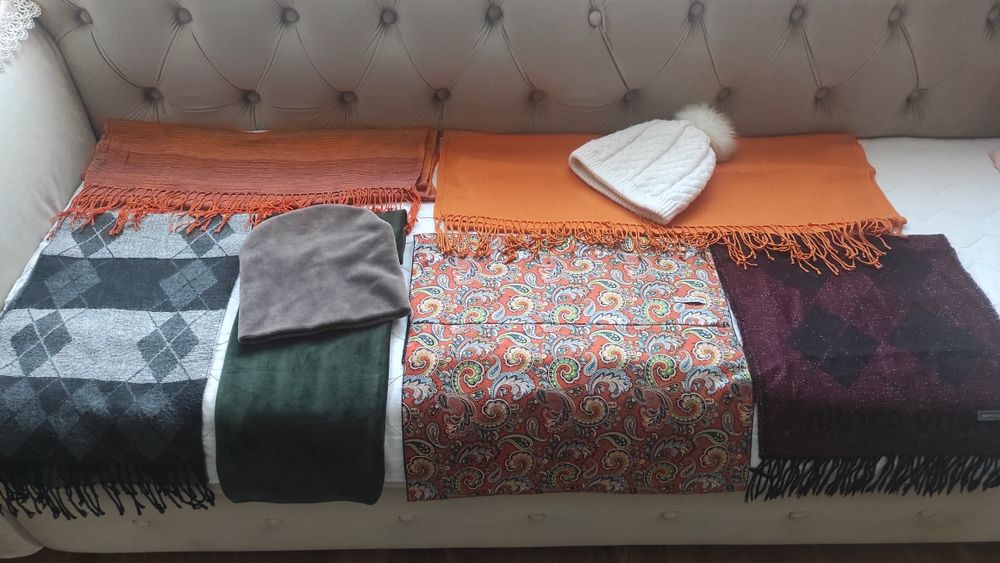 Шапки шарфы палантины