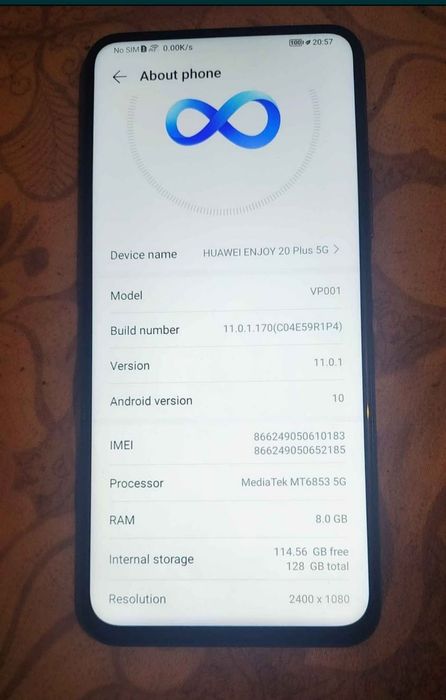 Huawei enjoy 20 plus, 5G, Redmi note 10 pro