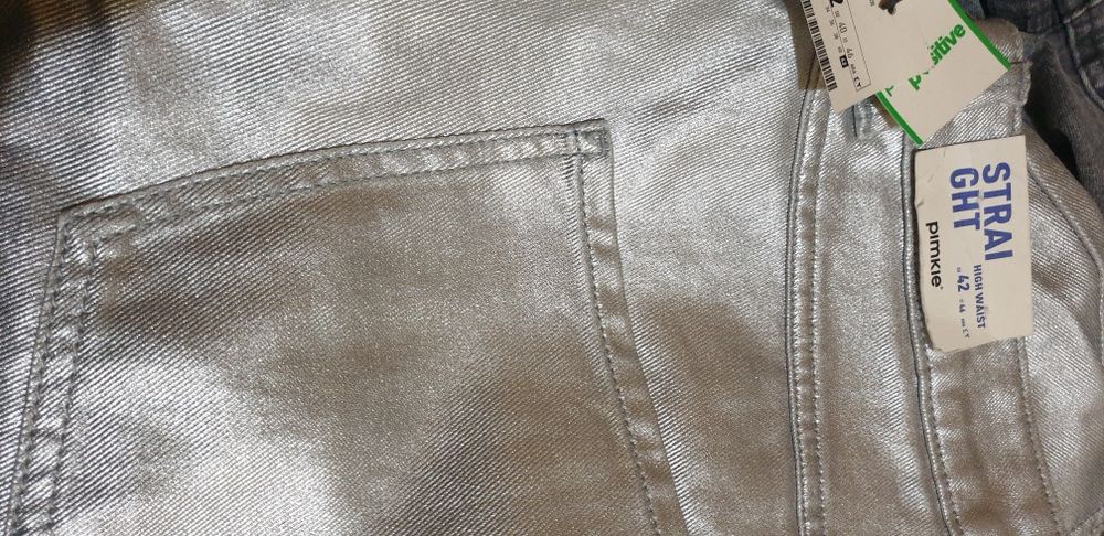 Сребристи дънки  Pimkie 42