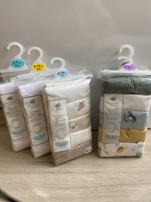 Бодита с дълъг ръкав 5 броя