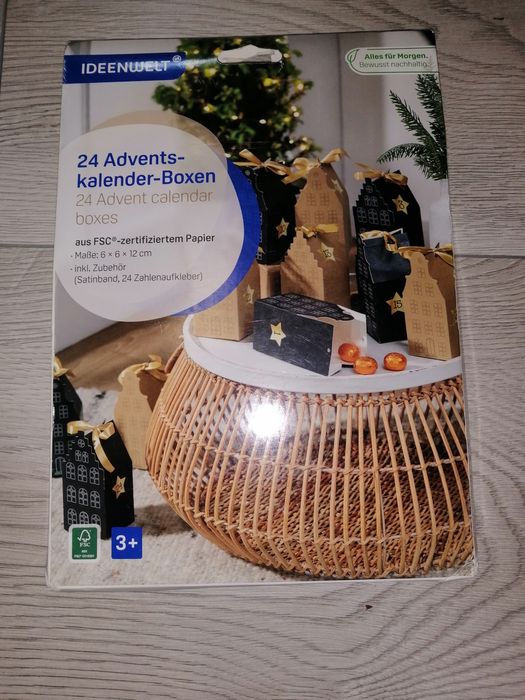 Calendar Advent din carton - DYI