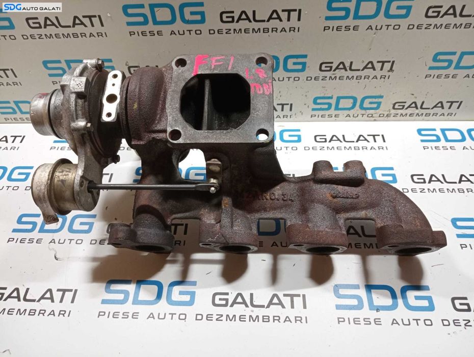 Turbo Turbina Turbosuflanta Ford Focus 1 1.8 TDDI 55 66 KW C9DC C9DA C9DB BHDA BHDB 1998 - 2004 Cod XS4Q-6K682-DC [M6863]