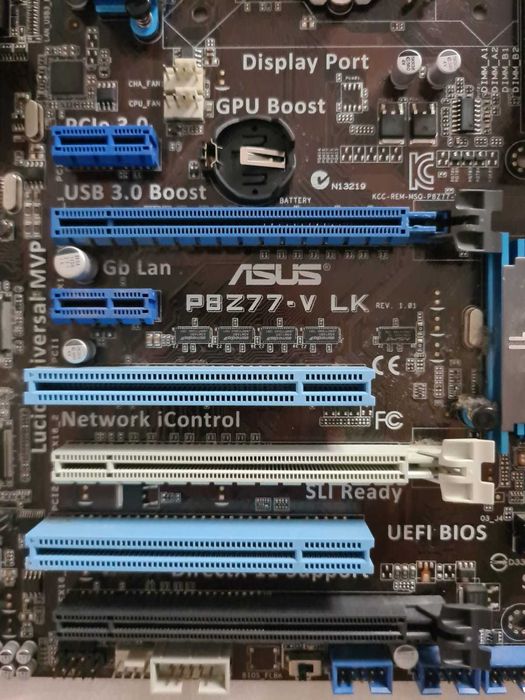 Placa de baza Asus  P8Z77 VLX  + i5 3570 + 8gb ddr3 socket LGA 1155
