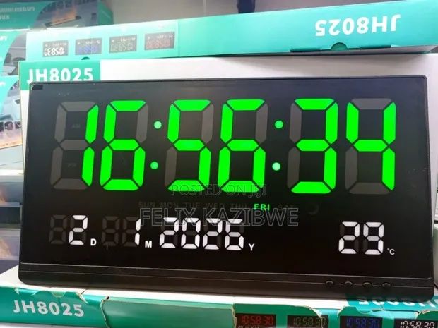 Электронный настенные часы метеостанция