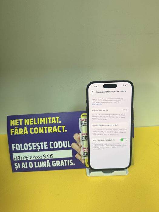 Iphone 14 pro 256 gb 100% bateria absolut impecabil