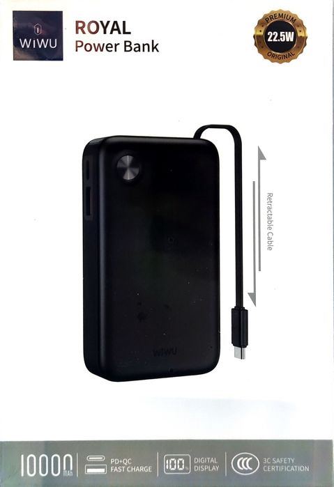 Power Bank WIWU ROYAL  – 10 000 mAh