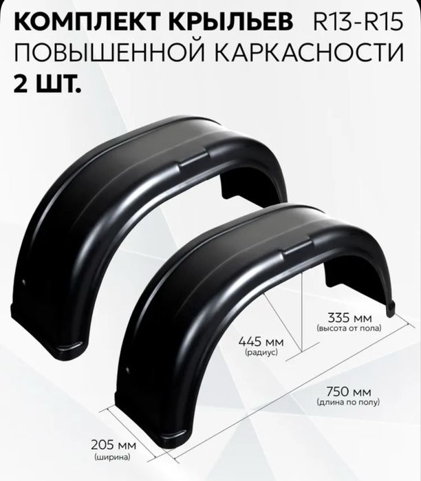 Крылья для легковых прицепов
