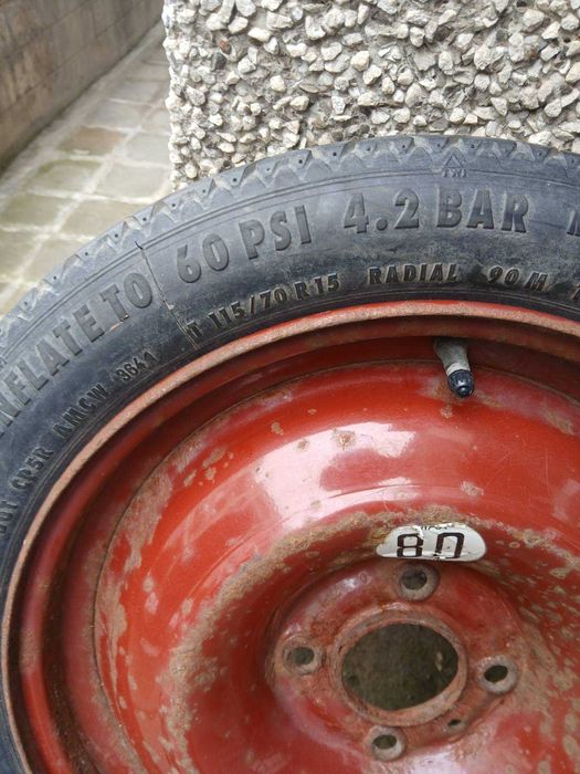 Резервнa гумa и джанти