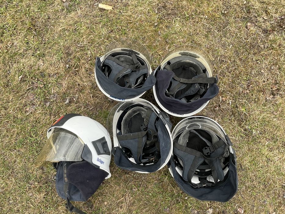 Casca pompieri Drager cu vizor