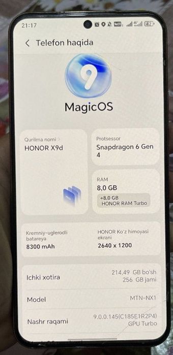 honor X9d honor 600