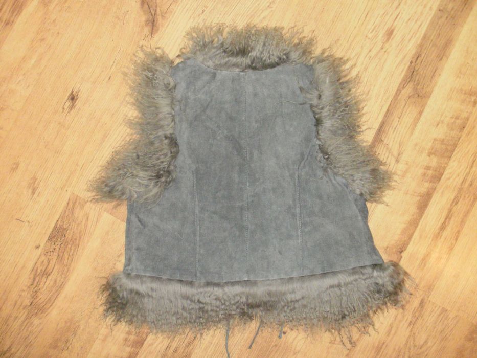 дамски, елеци естествен велур и косъм М и L/XL