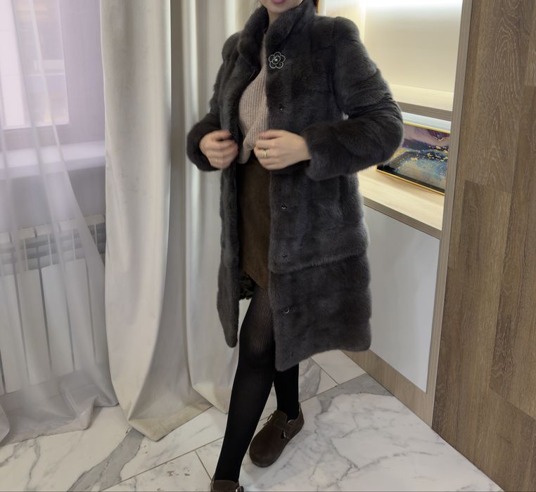 Норковая шуба продам, Kaspi Red