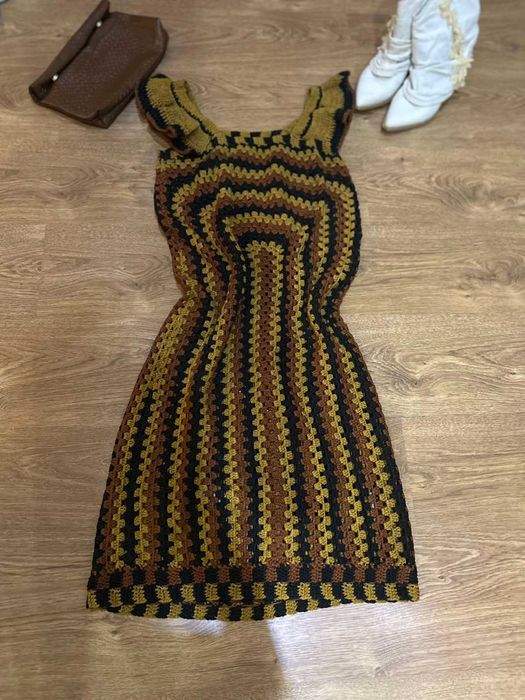 Зара zara рокля плетиво