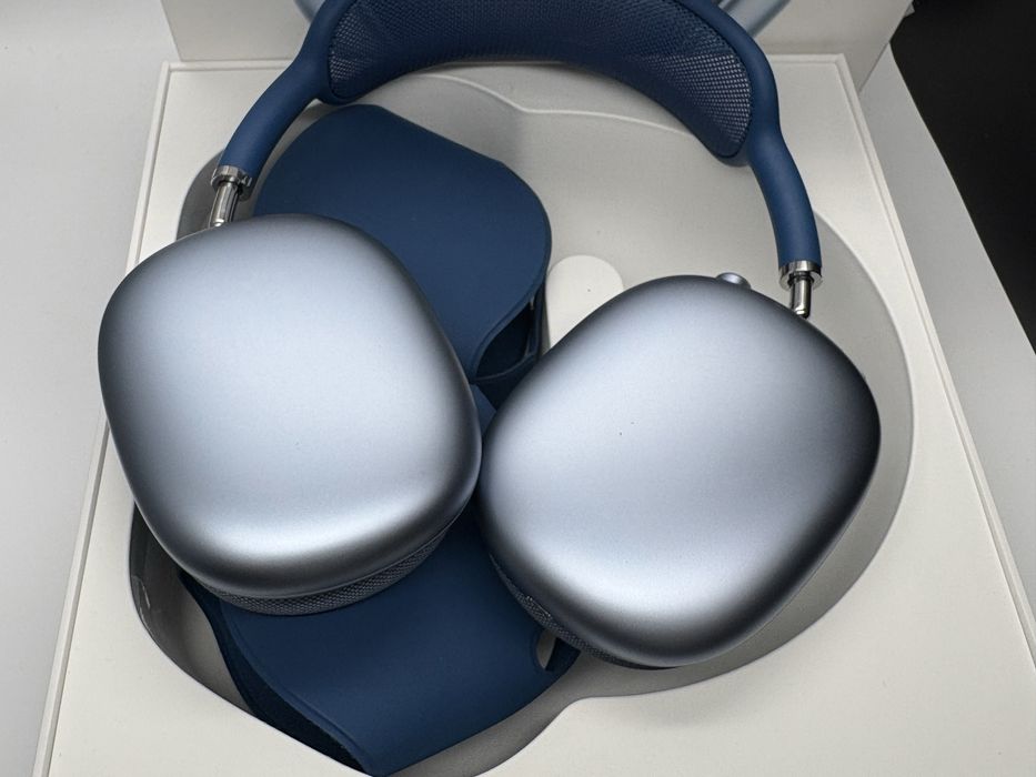Casti Apple Airpods Max - Sky Blue - Impecabile + Garantie