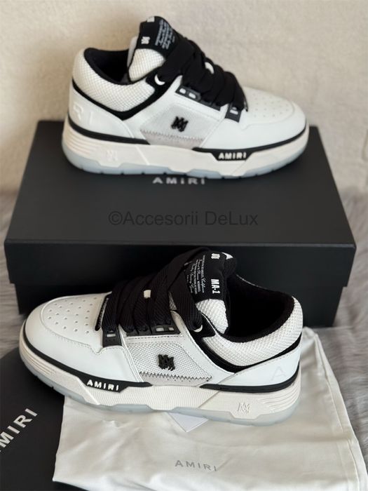 Sneakers Amiri MA-1 2024 White/Black Full Box [Verificare Colet] New