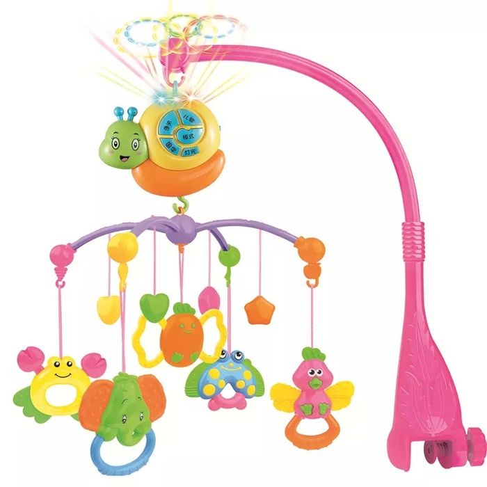 Мобиль на кроватку, проигрывающий колыбельные мелодии