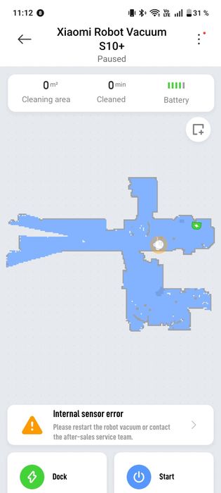 Vând Xiaomi Robot Vacuum S10+ defect pentru piese