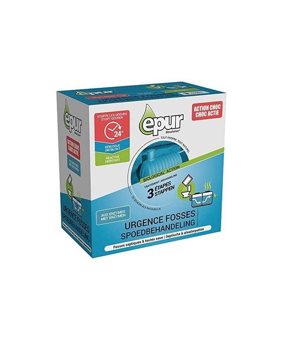 Deblocator cu enzime, curatare de urgenta pentru fosa septica, Epur